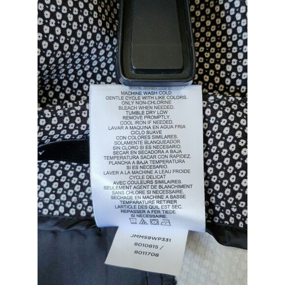 NWT Jones New York SYDNEY Womens Straight Leg Pants Sz 6 Classic Black Ivory JNY - Picture 8 of 8